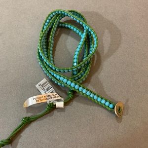 Chan Luu Turquoise & Green Wrap Bracelet